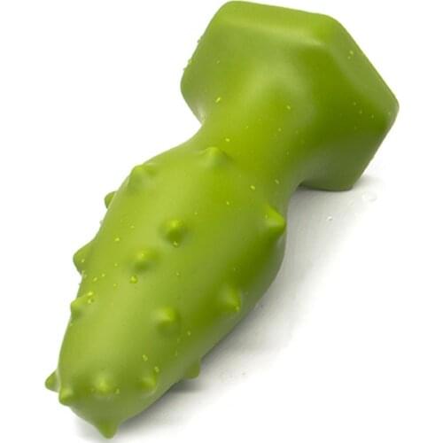 Pegger Grinder Huge Anal Plug Green thorn Butt Plug Anal Dildo For Adult Prostate Massager Anal Dilator Buttplug