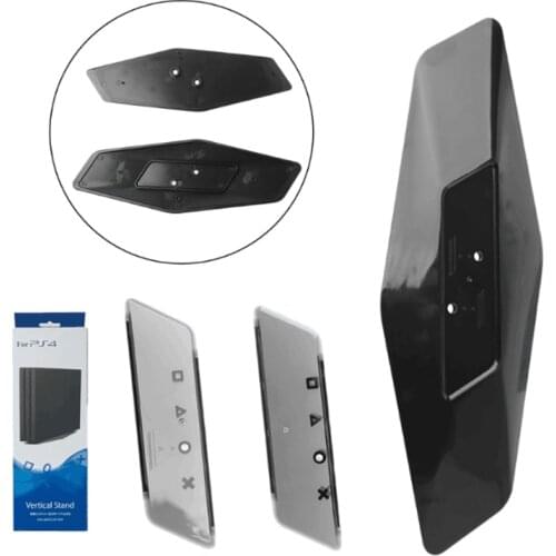 Basics Magic Vertical Stand Mount Holder Cradle for PS4 Gaming Console - Black