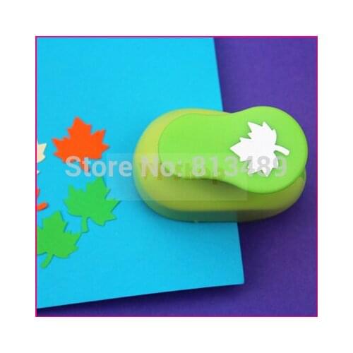 Free ship maple leaf eva foam punch child diy craft punch scrapbook paper cutter scrapbooking punches Embosser S2937-3