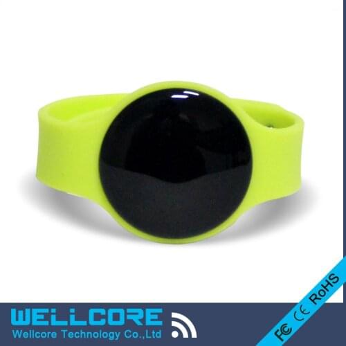 Free Shopping W914N Bluetooth iBeacon Wristband Beacon based on NRF51822 module with CR2032 battery