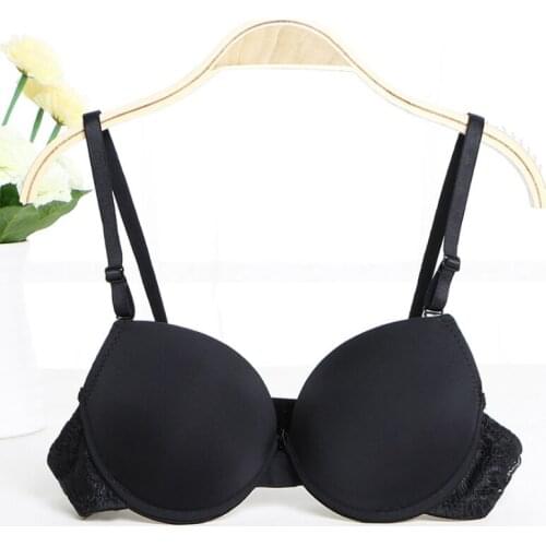 Women Super Lace Push Up Bra Sexy Bras for Women Double Push Up Bras Women Sexy Double Push Up Bras Underwear Gather 3/4 Cup