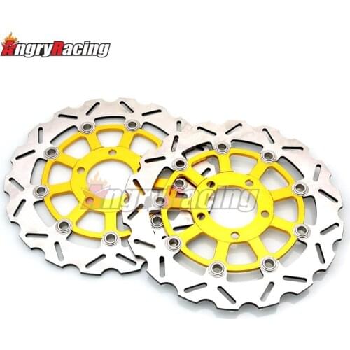 Motorcycle Front Brake Disc Rotors For Suzuki GSXR600 GSXR750 2004 2005 K5 GSXR1000 2003 2004 K3 K4 GSXR 600 750 1000