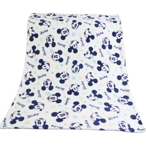 Disney Cartton Mickey Minnie Mouse Baby Boys Blanket Soft Warm Birthday Gift Throw 70x100cm Throw on Bed/Sofa/plane Blankets