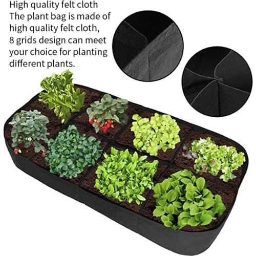Felt Vegetable Plant Flower Grow Bag Fabric Plant Pot Veget Garden Pot Planting Bag Garden Pots Macetas Jardineras 180x90x30
