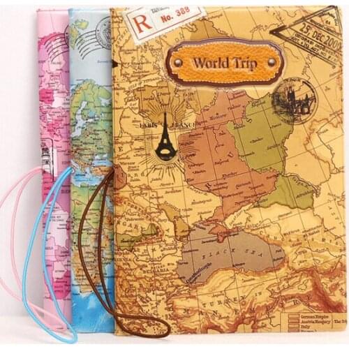 Hot Map Passport Cover Travel Wallet Document Passport Holder Organizer Cover on The Passport Business Card Holder ID