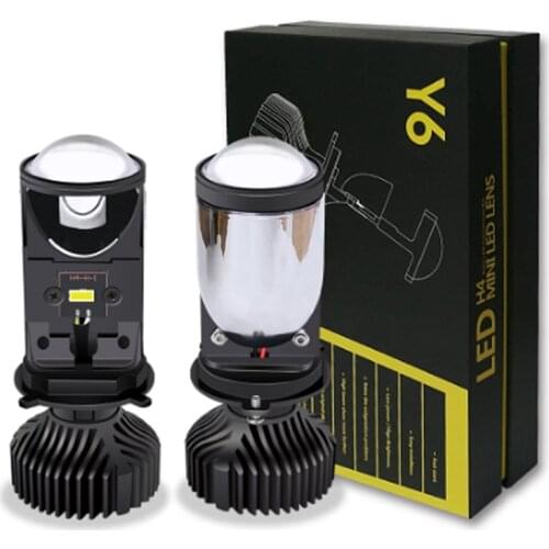 H4 Led Canbus Mini Bi Projector Headlight Lens Led Headlights 90W 2000LM Car Light Bulbs Automobiles Auto Lamp