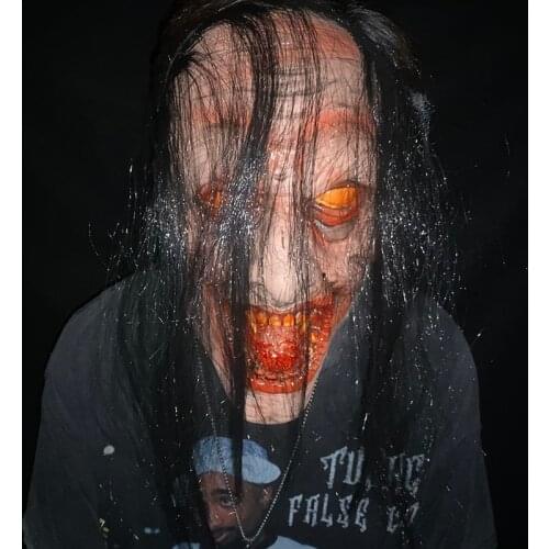 Halloween Bloody Scary Adult Zombie Mask Latex Cosplay Costume Party Helmet Masks