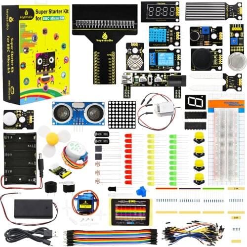 Keyestudio Microbit Super Starter Kit for BBC Micro:bit STEM Programming for Christmas Gift