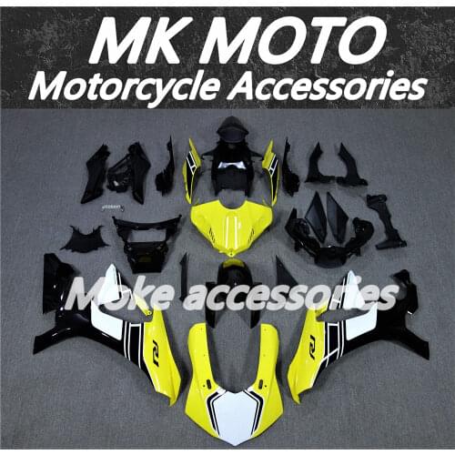 Motorcycle Fairings Kit Fit For Yzf R1M R1 2015 2016 2017 2018 2019 Bodywork Set High Quality Abs Injection Yellow / Black