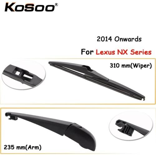 KOSOO Auto Rear Car Wiper Blade For Lexus NX Series,310mm 2014 Onwards Rear Window Windshield Wiper Blades Arm,Car Accessories