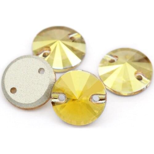 Round K9 Top Crystal Strass Glass Flatback Sew-on Rhinestones for Diy Craft Christmas Clothing Garment Decoration Jewelry Beads