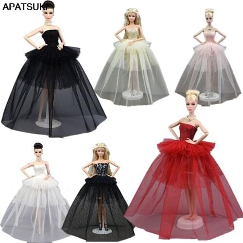 Doll Clothes For Barbie Princess Wedding Dress Noble Party Gown For Barbie Doll Fashion Design Outfit Best Gift For Girl' Doll