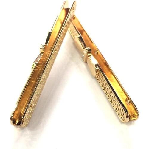 Metal Purse Bag Frame Lotus Kiss Clasp Lock Replacement Purse Wallet Frame Bar Strip Clasp