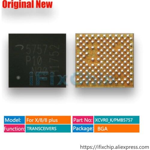 1-20pcs/lot XCVR0_K /5757/PMB5757 IC Chip For iphone 8/8 plus/ X Intermediate Frequency IF Transceivers IC For Intel version