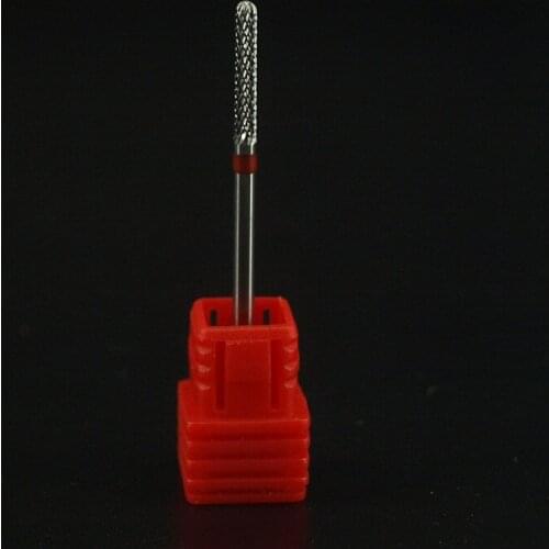 1pcs/lot higher quality safety bit and stright round head bit carbide nail drill bit for cut cuticle nail manicure machine tools
