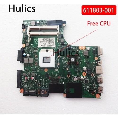 Hulics Original 611803 for HP Notebook Compaq 625 325 326 425 Notebook 611803-001 CQ325 CQ425 CQ625 laptop motherboard free CPU