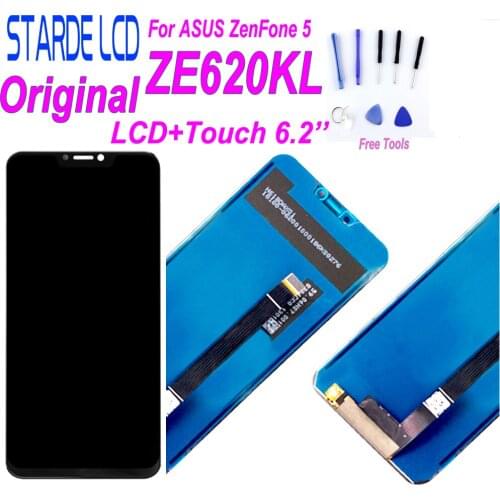 Original 6.2'' LCD for ASUS ZenFone 5 ZE620KL LCD Display Touch Screen Digitizer Assembly ZE620KL LCD Parts with Free Tools