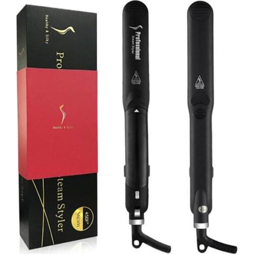 Steam Straightener Flat Iron Tourmaline Ceramic Vapor Professional Hair Straightener Curler Salon hair Flat Iron