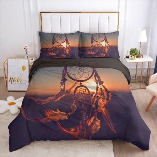Duvet Cover Set Bedding Sets Bedding Bag Quilt Covers Pillow Case 3D Bohemian Queen Full Twin Single Size Bed Linen