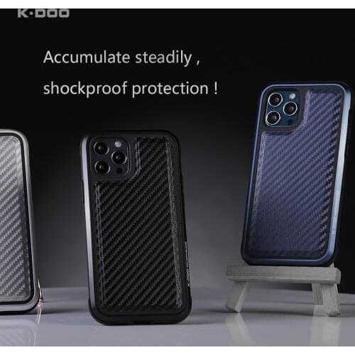 K-Doo Mars luxurious super anti-shock protection metal aluminum frame back case mobile phone cover for iPhone12/12pro/12promax