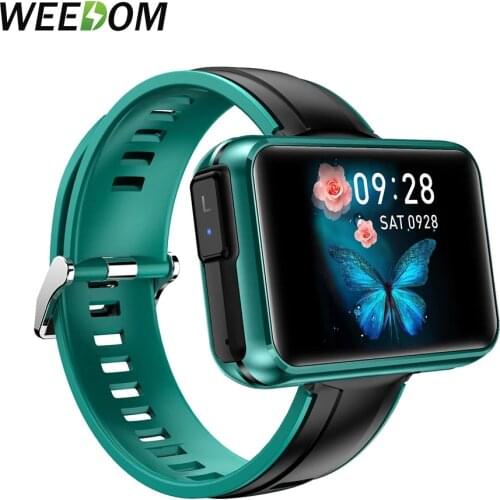 2021 Bluetooth Call Smart Watch TWS Wireless Bluetooth Headset 2 in 1 BT 5.0 Men Smart Watch Business Sports Bracelet for Man