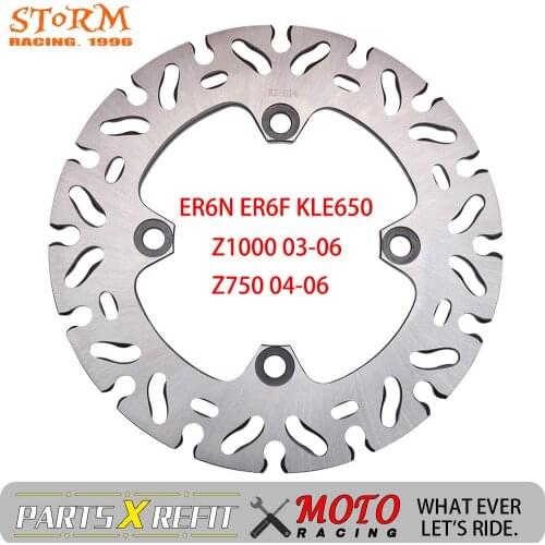 Motorcycle Rear Brake Disc Rotor For Kawasaki Z1000 Z750 ER6N ER6F KLE650 Z 1000 750 ER-6N ER-6F 03-06 Outer 220mm Inside 100mm