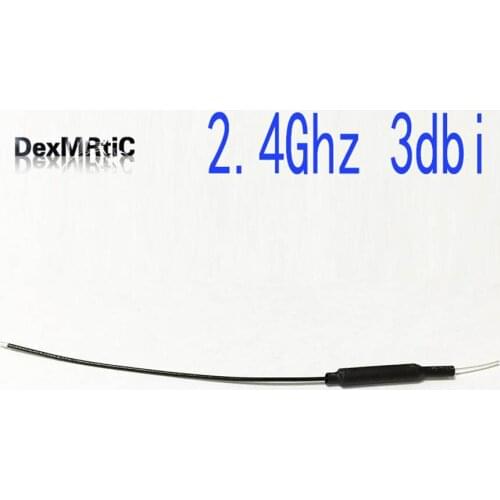 1PC 2.4Ghz 3dbi copper tube antenna OMIN WIFI receiver aerial insulation sleeve