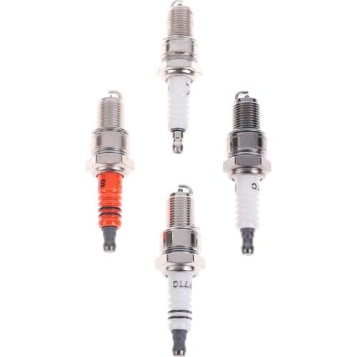 1Pc Motorcycle 3-electrode alloy spark plug F7TC/F5TC Spark Plug For GX120 GX160 GX200 GX240 GX270 GX340 GX390 Generator