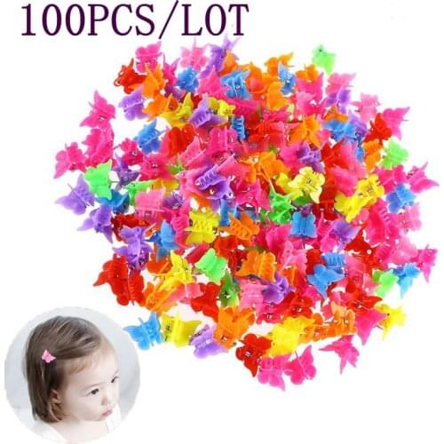 100pcs/lot Hair Claws Clip Banana Barrettes Black Brown Hairpins Hair Accessories For Women Hair Clip Clamp DIY Craft BCC08