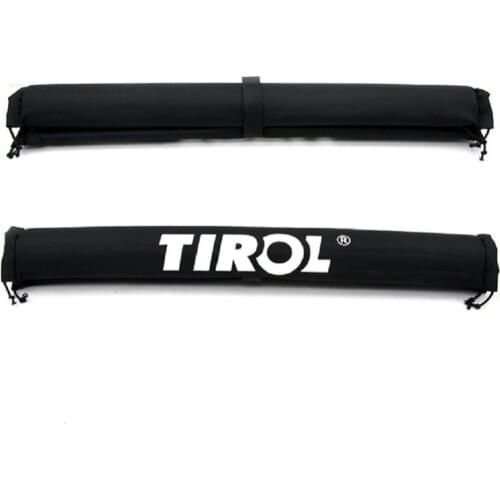 2 Pieces Car Van Soft Roof Bars Cargo Rack Carrier Board Mount Holder Black