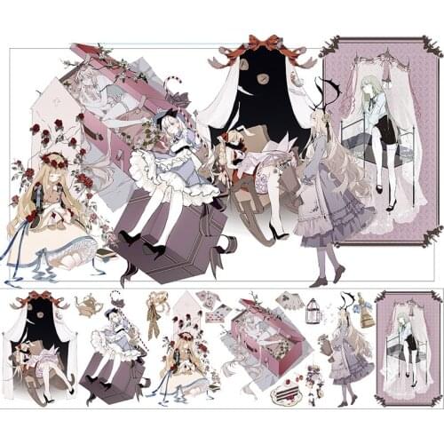 9CMX3M Alice In Wonderland Special Ink Wide Washi Tape