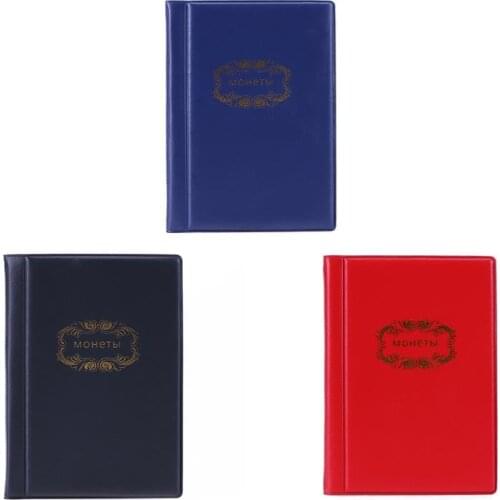 120 Pockets Coins Album Collection Book Mini Penny Coin Storage Album Book Collecting Coin Holders for Collector Gifts Supplies