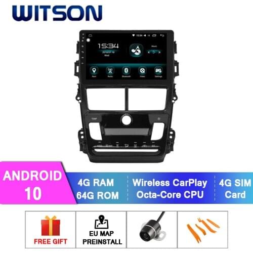 WITSON Android 10.0 CAR DVD SYSTEM for TOYOTA VIOS 2008 (Auto Air- Conditioner version) car dvd player link/DAB/OBD/TPMS support