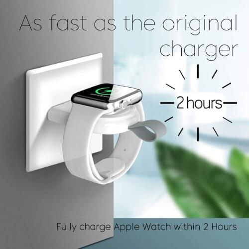 Wireless Charger for Apple Watch 6 5 4 3 SE Dock Adapter Fast Charging Charger Smart Watch Wireless Charging Mini Portable