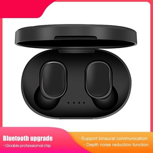 Docooler A6S Mini Twins True Wireless In-Ear Earphones BT5.0 Stereo Sports Headset Noise Reduction with Mic 280mah Charging-Box