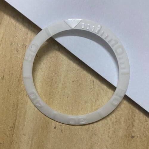 Ceramic Bezel Gold/White Watches Case Replace Accessories 38mm Watch Face Insert 40mm Submariner Automatic Mens Watch cover