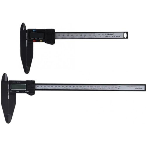 0-150mm/300mm 0.1mm Accuracy LED Display Digital Electronic Carbon Fiber Vernier Caliper Ruler Gauge Micrometer Measuring Tool
