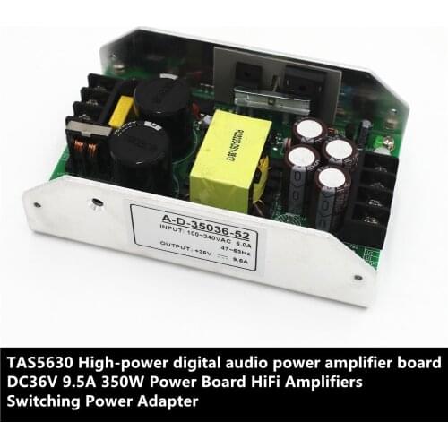 TAS5630 High-power digital audio power amplifier board DC36V 9.5A 350W Power Board HiFi Amplifiers Switching Power Adapter