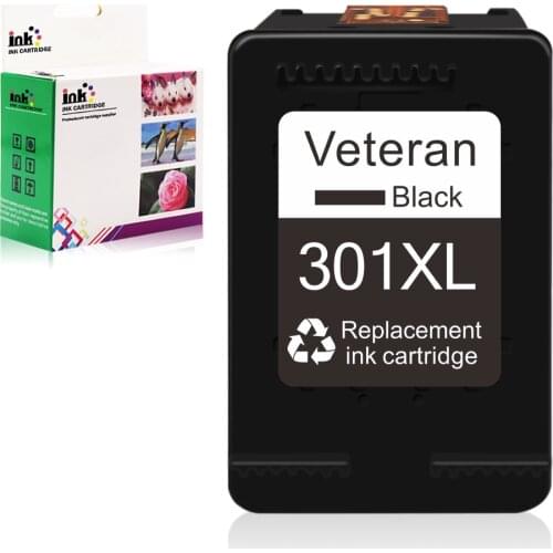Veteran 301XL Remplacement Pour Cartouche Hp 301 XL Encre Imprimante Hp Deskjet 2050 1000 1050 2510 3000 3054 Envy 4500 4502