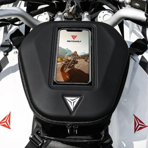 Motowolf Motorcycle Bag Touch Screen Borsa Moto Serbatoio Motor Oil Fuel Tank Bags Motos Waterproof Luggage