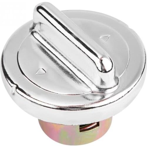 Motorcycle Motorbike Silver Chrome Fuel Gas Cap Tank Cover for GY6 150CC 250CC Moped Scooter Tank Aluminum alloy