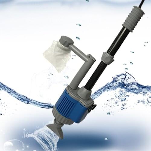 20/28W Electric Fish Tank Water Change Pump Aquarium Cleaning Tools Cleaner Siphon Filter Accessories