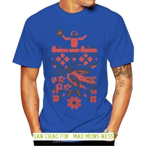 New Fashion Mens Short Sleeve Tshirt Cotton T Shirts Ukrainian Ethno Dj Men Graphic T Shirt