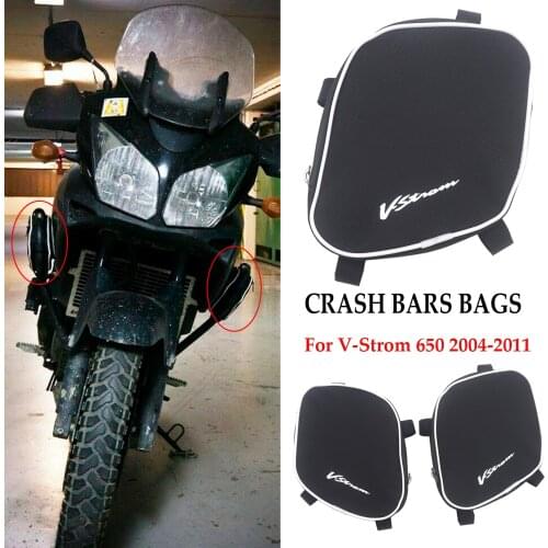 New For Suzuki V-Strom 650 DL650 Motorcycle Frame Crash Bars Bags Repair Tool Placement Bag for Givi for Kappa Crash Bars