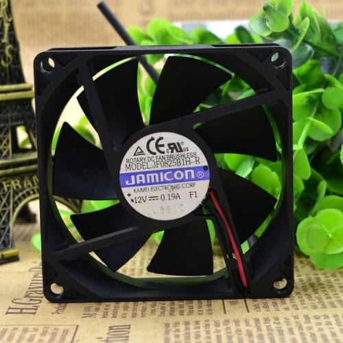 Original Taiwan Cami FOR Jamiocon 8025 JF0825B1 H-RDC 12V 0.19A Power Supply Cooling Fan