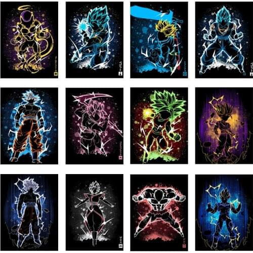 Anime Poster Dragon Ball Art Canvas Painting Mural Printing Wall Poster Home Living Room Bedroom Wall Decoration Painting