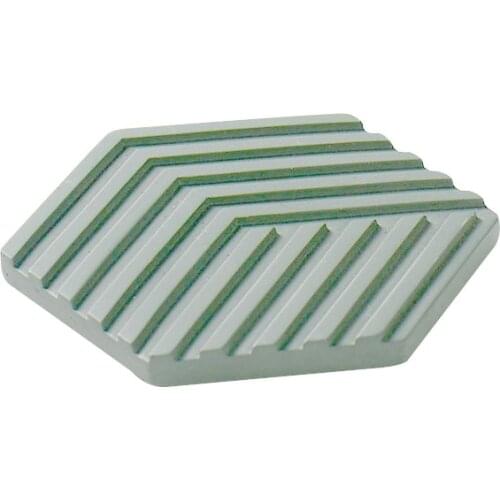 Silicone Concrete Mold for Hexagonal Striped Coaster Handmade Cement Decoration Mould