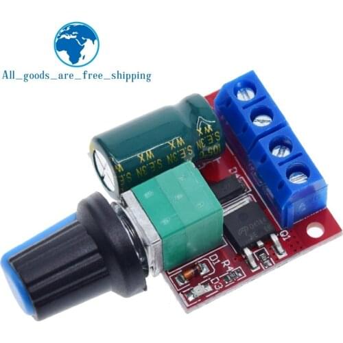 TZT DC 4.5V-35V 5A 20khz LED PWM DC Motor Controller Speed Control Dimming Max 90W Newest