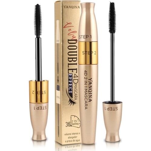 Fiber Waterproof Black Mascara Eyelash Long Curling Lashes Extension Hot Sale Beauty Eye Lashes Cosmetics YH2180