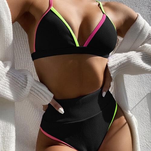 ZTVitality Push Up High Waist Bikinis 2020 Hot Sale Women Bikini Straps Padded Sexy Swimsuit Female Swimwear Brazilian Biquini